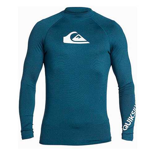 Лонгслив Quicksilver All Time UPF 50, majolica blue heather, M INT в Спортландия