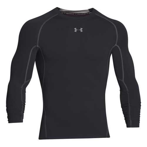 Лонгслив Under Armour HeatGear Armour Compression LS, 001 черный, XXL в Спортландия