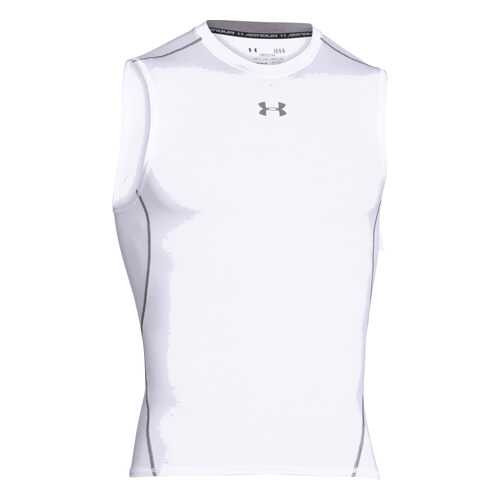 Майка Under Armour HeatGear Armour Compression SL, 100 белая, SM в Спортландия