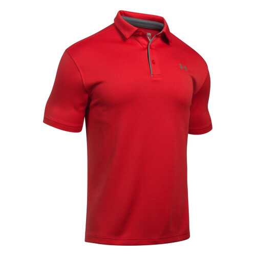 Поло Under Armour Tech, 600 красное, SMT в Спортландия