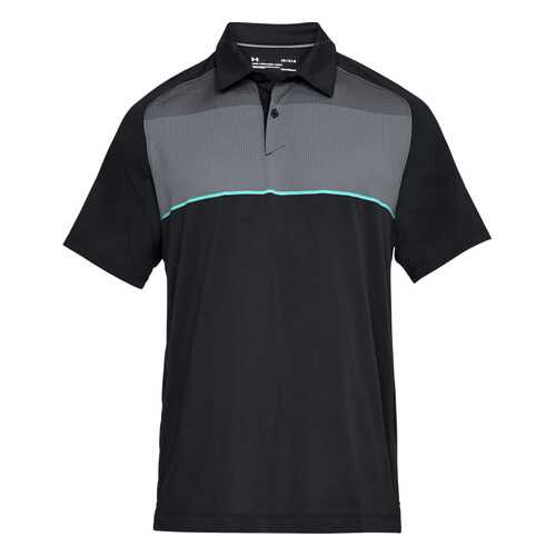 Поло Under Armour Threadborne Infinite, 001 черное, XXL в Спортландия