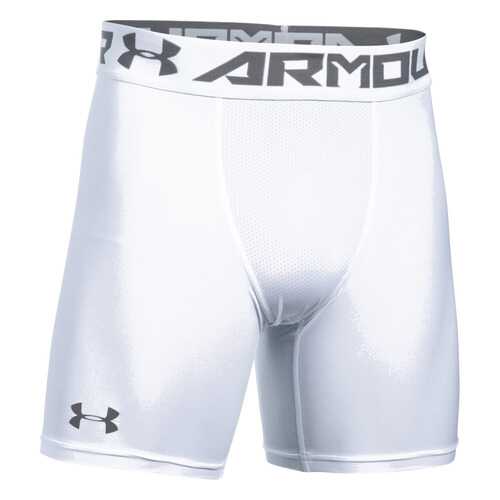 Спортивные шорты Under Armour HeatGear Armour 15cm Mid Compression, 100 белые, LG в Спортландия