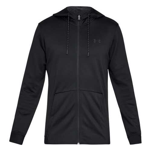 Толстовка Under Armour Fleece Full Zip Hooded, 001 черный, SM INT в Спортландия