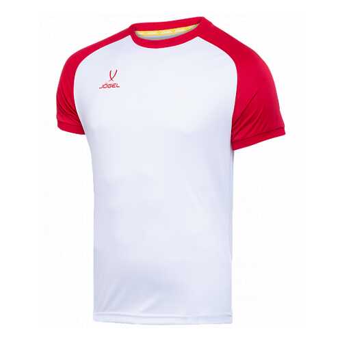 Jogel Футболка футбольная CAMP Reglan JFT-1021-012, белый/красный - L в Спортландия