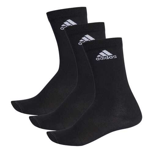Носки Adidas Performance Crew 3ppk, black, 39-42 EU в Спортландия