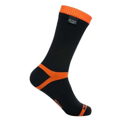Носки DexShell Waterproof Hytherm PRO 2018 черно-оранжевые, размер 39-42 в Спортландия