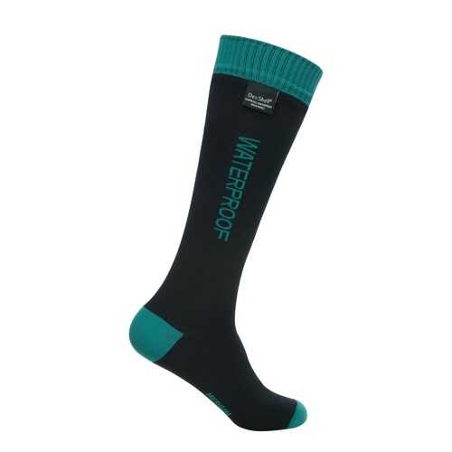 Носки DexShell Waterproof Wading Sea Green 2018 черно-зеленые, размер 43-46 в Спортландия