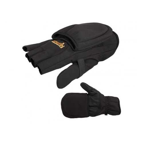 Перчатки-варежки мужские Norfin Softshell, черные, L в Спортландия