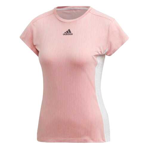 Футболка Adidas DZ2384, розовый/белый, XS INT в Спортландия