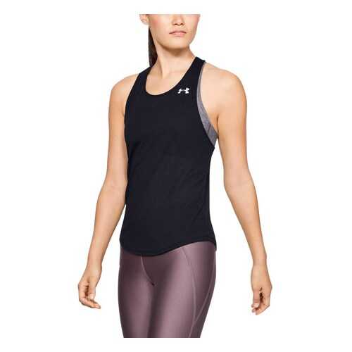 Майка Under Armour Streaker 2.0 Racer, 001 черная, XL в Спортландия