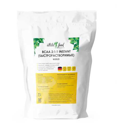 Atletic Food BCAA 2:1:1 Instant Wirud 1000 г без вкуса в Спортландия