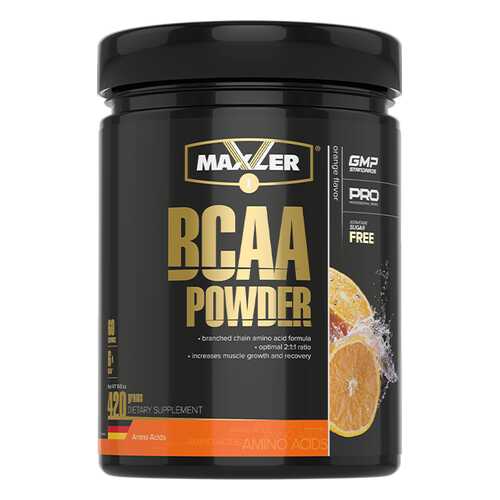 Maxler BCAA Powder 2:1:1 Sugar Free 420 г orange в Спортландия