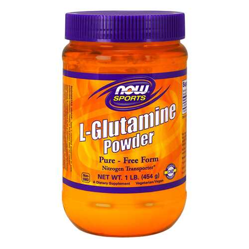 NOW Sports L-Glutamine Powder 454 г без вкуса в Спортландия