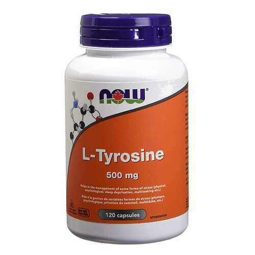 NOW Sports L-Tyrosine 120 капсул без вкуса в Спортландия