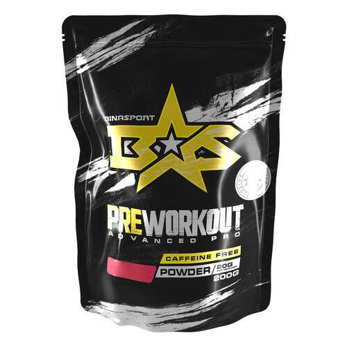 Предтренировочный комплекс Binasport Pre-Workout Advanced Pro без кофеина 200 г, Ананас в Спортландия