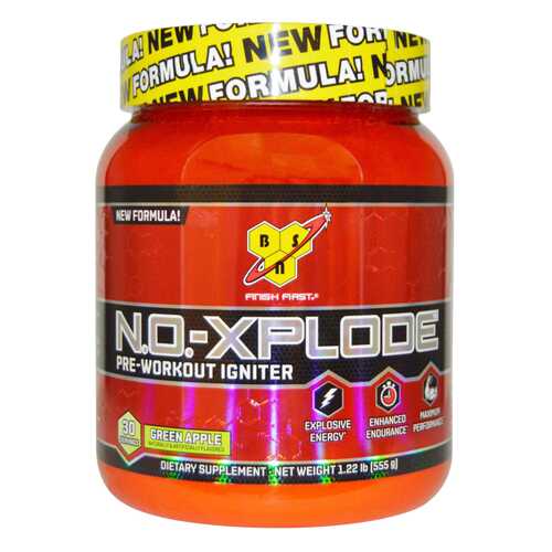 Предтренировочный комплекс BSN No-Xplode 3.3 1110 г яблоко в Спортландия