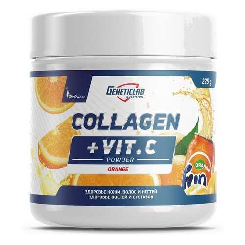 Geneticlab Collagen + vit.C 225g (225 г), Апельсин в Спортландия
