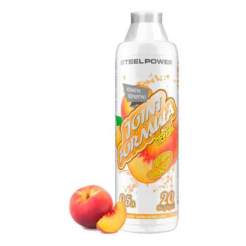 Глюкозамин хондроитин MSM коллаген STEEL POWER Joint Formula 500 ml (Персик) в Спортландия