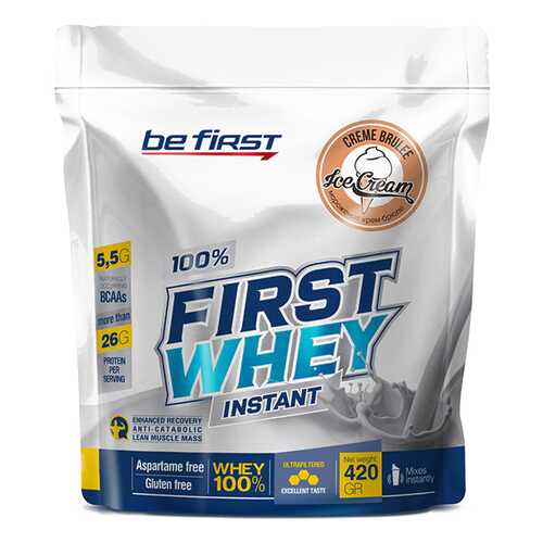 Be First First Whey Instant, 420г (крем-брюле) в Спортландия