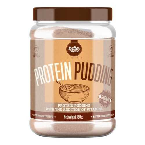 BetterChoice Protein Pudding, 350 г, вкус: шоколад в Спортландия