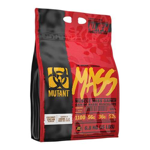 Гейнер Mutant Mass 6800 г Coconut Cream в Спортландия