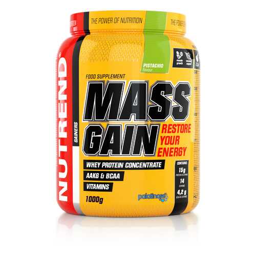 Гейнер NUTREND Mass Gain (1.0 кг) фисташковый в Спортландия