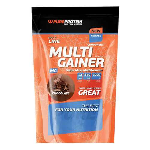 Гейнер PureProtein Multi Gainer 1000 г двойной шоколад в Спортландия