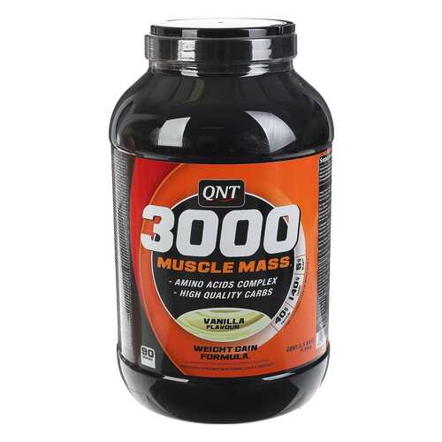 Гейнер QNT 3000 Muscle Mass 4500 г Vanilla в Спортландия
