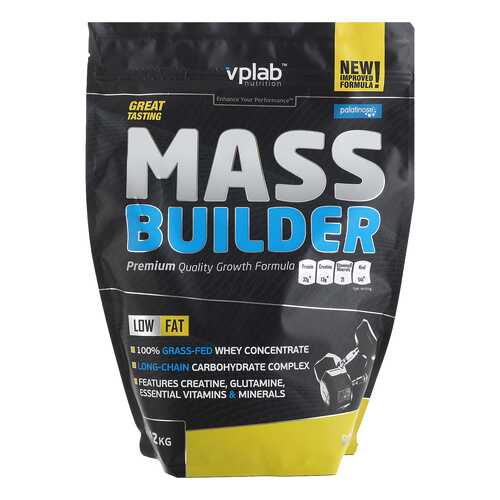 Гейнер VPLab Mass Builder 1200 г Banana в Спортландия