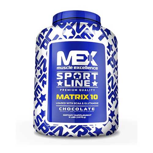 Многокомпонентный протеин MEX Matrix 10 (2270 г) в банке (Шоколад) в Спортландия