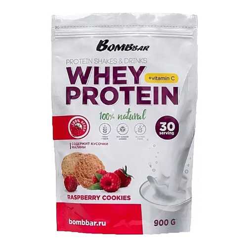 Протеин Bombbar Whey Protein 900 г Raspberry Cookies в Спортландия
