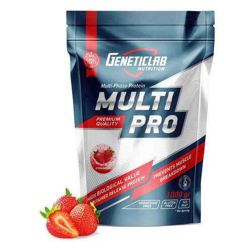 Протеин GeneticLab Nutrition Multi Pro 1000 г Strawberry в Спортландия