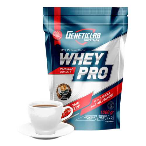 Протеин GeneticLab Nutrition Whey Pro 1000 г Coffee в Спортландия