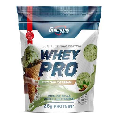 Протеин GeneticLab Nutrition Whey Pro 900 г Pistachio Ice-Cream в Спортландия