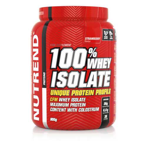 Протеин NUTREND 100% Whey Isolate (0.9 кг) клубника в Спортландия