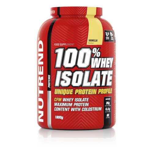 Протеин NUTREND 100% Whey Isolate (1.8 кг) ваниль в Спортландия