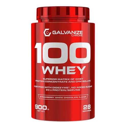 Протеин сывороточный GALVANIZE 100 Whey Protein 900 г вкус: Французская ваниль в Спортландия