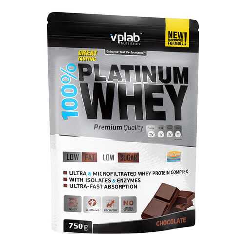 Протеин VPLab 100% Platinum Whey 750 г Chocolate в Спортландия