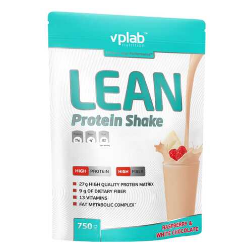 Протеин VPLab Lean Protein 750 г Raspberry-White Chocolate в Спортландия