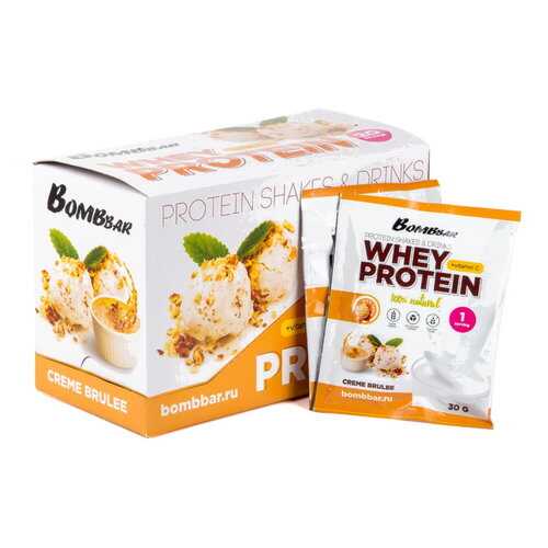 Сывороточный протеин Bombbar Whey Protein (30 г) 20 шт. в Спортландия
