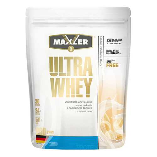 Сывороточный протеин Maxler Ultra Whey (900 г) (банановый милкшейк) в Спортландия