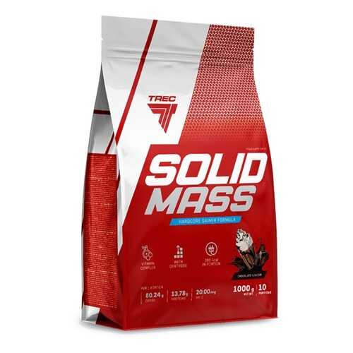 Trec Nutrition Гейнер Solid Mass, 1000 г, вкус: шоколад в Спортландия