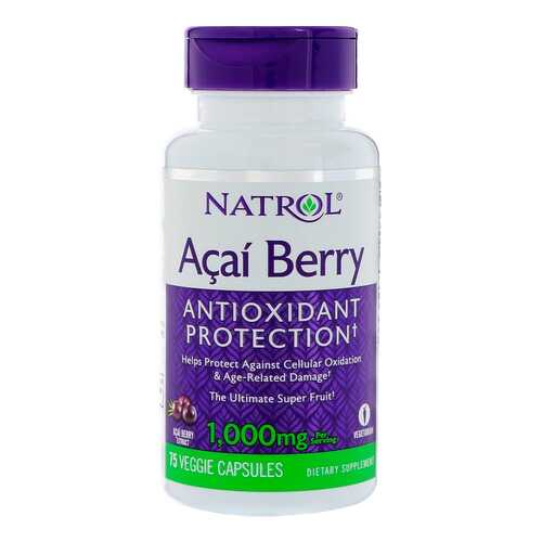 Антиоксидант Natrol AcaiBerry 60 75 капс. в Спортландия