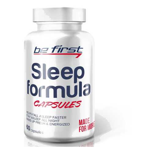 Be First Sleep Formula (60 капсул) - формула сна в капсулах в Спортландия
