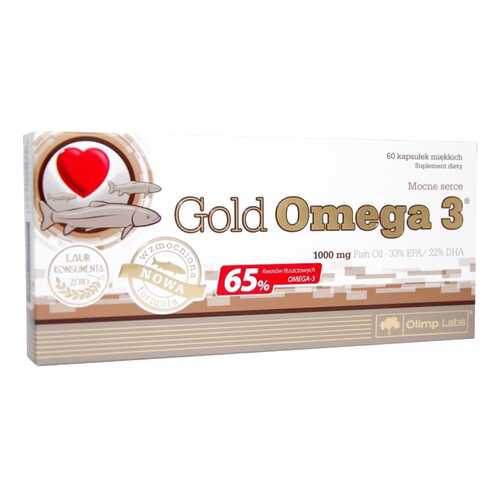 Многокомпонентный препарат Olimp Labs Gold Оmega-3 60 капс. нейтральный в Спортландия