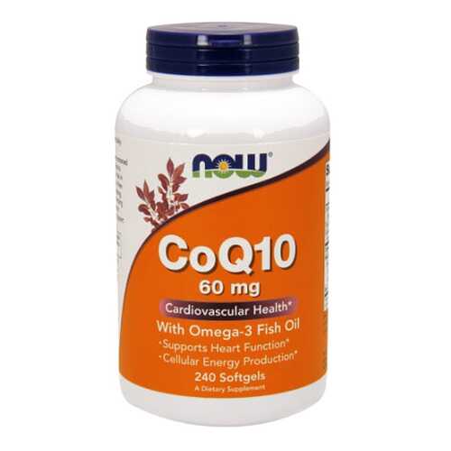 Now CoQ10 60 + Омега 3 240 капсул в Спортландия