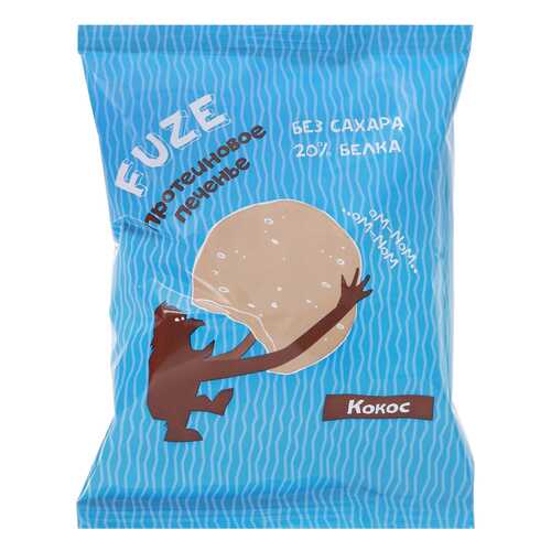 Печенье PureProtein Fuze Cookies 640 г 16 шт. кокос в Спортландия