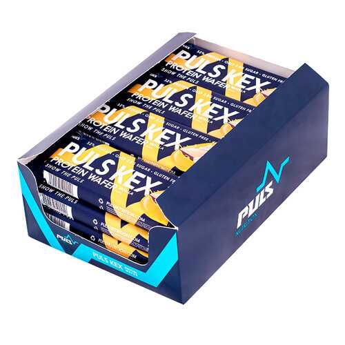 Puls Nutrition Вафли Puls KEX 33% protein 40 г, 16 шт, вкус: ваниль в Спортландия