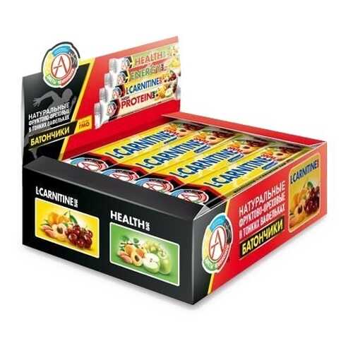 Спортивный батончик АКАДЕМИЯ-Т CHAMPIONS L-CARNITINE BAR 16 шт. в Спортландия