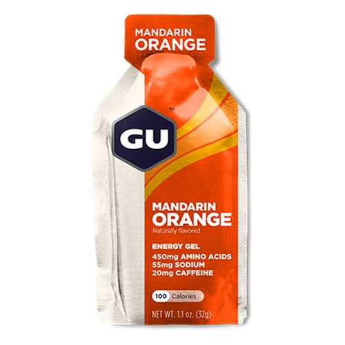 Энергетический гель GU Energy Gel с кофеином, 32 г, апельсин-мандарин в Спортландия